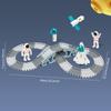 Space Electric Train Toy Train Racing Set Assembly Practice Puzzle Toy Children'S Day Gift Track Toy Car
