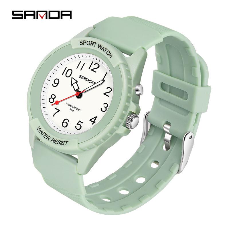 Sanda Retro Luminous Quartz Watches for Men & Women - Fashionable Sports & Outdoor Waterproof Watches
