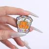 Pumpkin Butt Skeleton Hand Enamel Pins Spooktacular Booty Halloween Brooches Lapel Badge Fashion Jewelry Gifts for Friends
