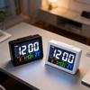Digital Lcd Alarm Clock With Temperature Calendar For Students And Home Use