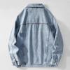 Men's Retro Light Denim Jacket - Trendy Spring/Autumn Casual Loose Fit