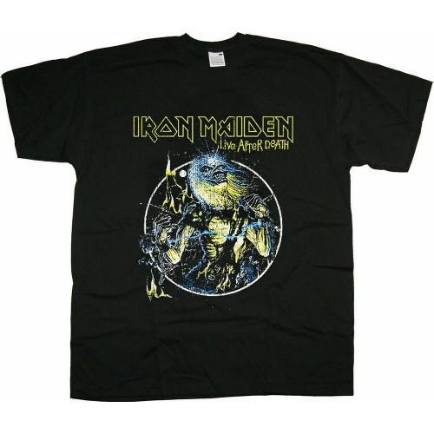 Iron Maiden Unisex Adult Live After Death T-Shirt S чёрный