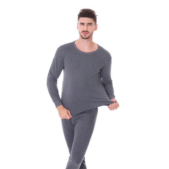 Thermal Underwear for Men Fleece Lined Long Johns Top And Bottom Set Casual Cold Weather Base Layer Set