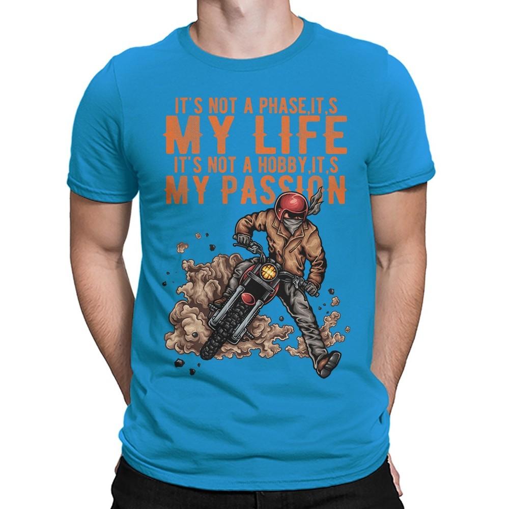 Biker Lovers Mens TShirt Motorbike Motorcycle Funny Skull Tee Top