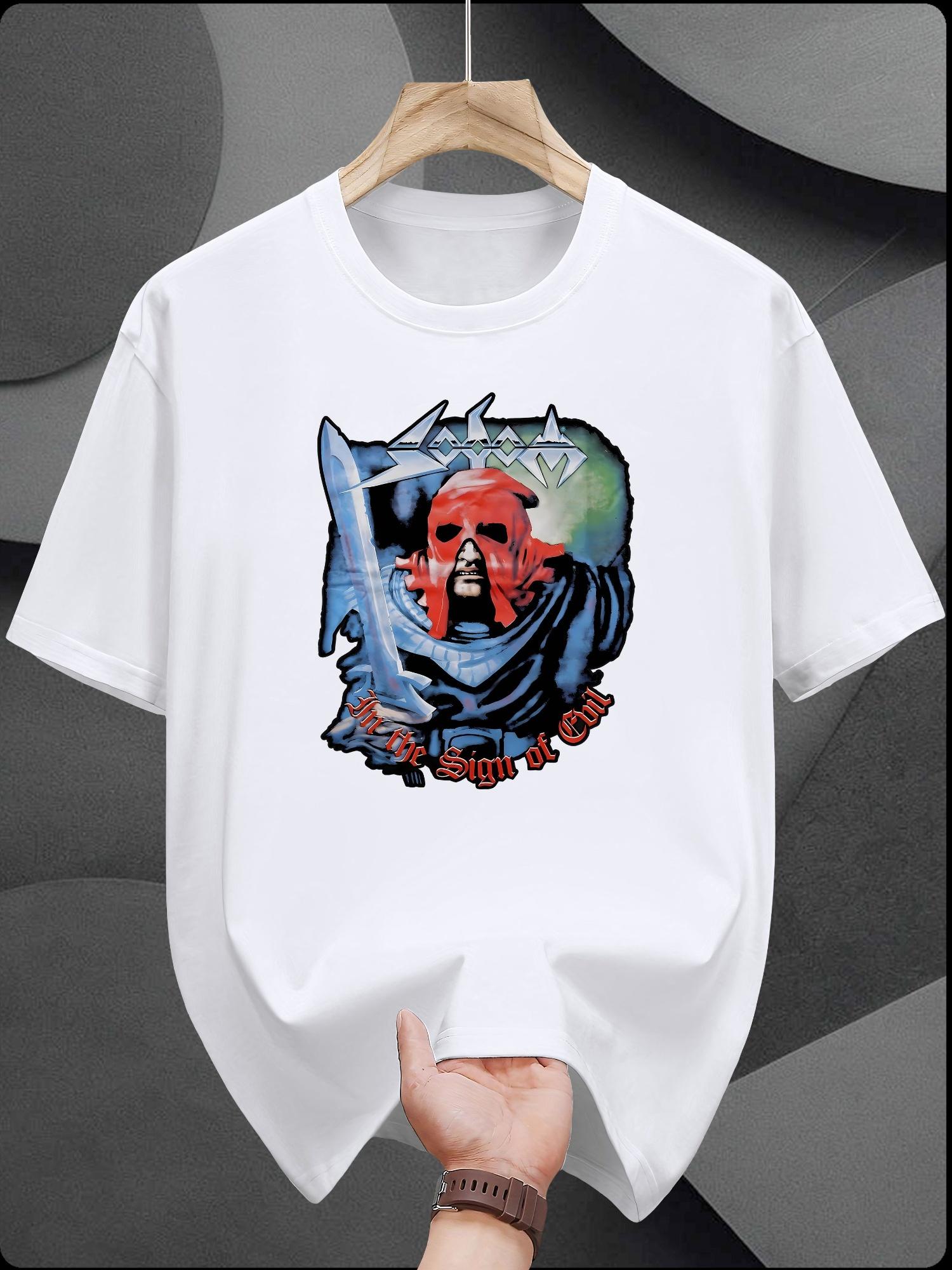 Graphic T-shirt - Casual Summer Short Sleeve Tee with Bold BON VOYAGE Design M