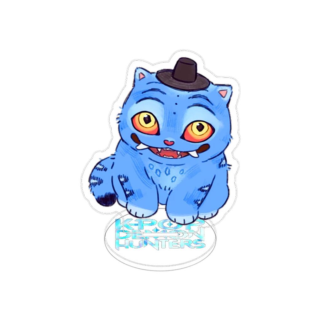 Blue Cat Transparent Double-Sided Acrylic Desktop Ornament