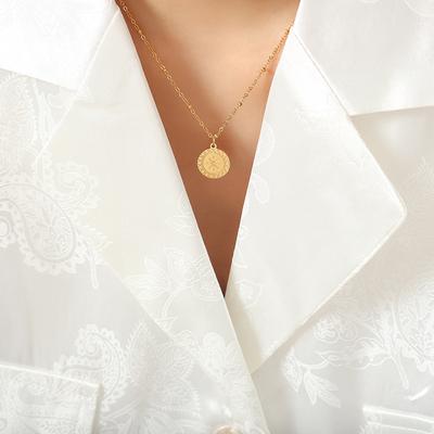 Vento Nicchia Luce Riso Ciondolo Collana Accessori, Semplice Personalizzata Acciaio Titanio Catena Clavicola Gioielli da Donna P881