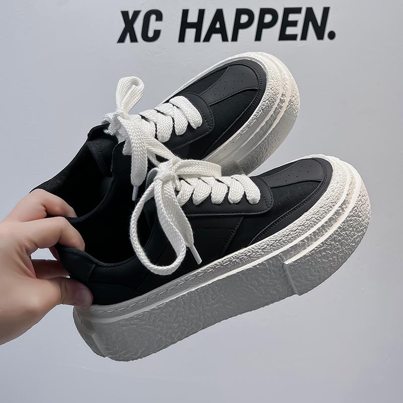 Mode Allround Herren Freizeitschuhe Neuankömmling Herren Vulkanisierschuhe Dicke Sohle Herren Walking Schuhe Leder Mode Anzugschuhe Herren