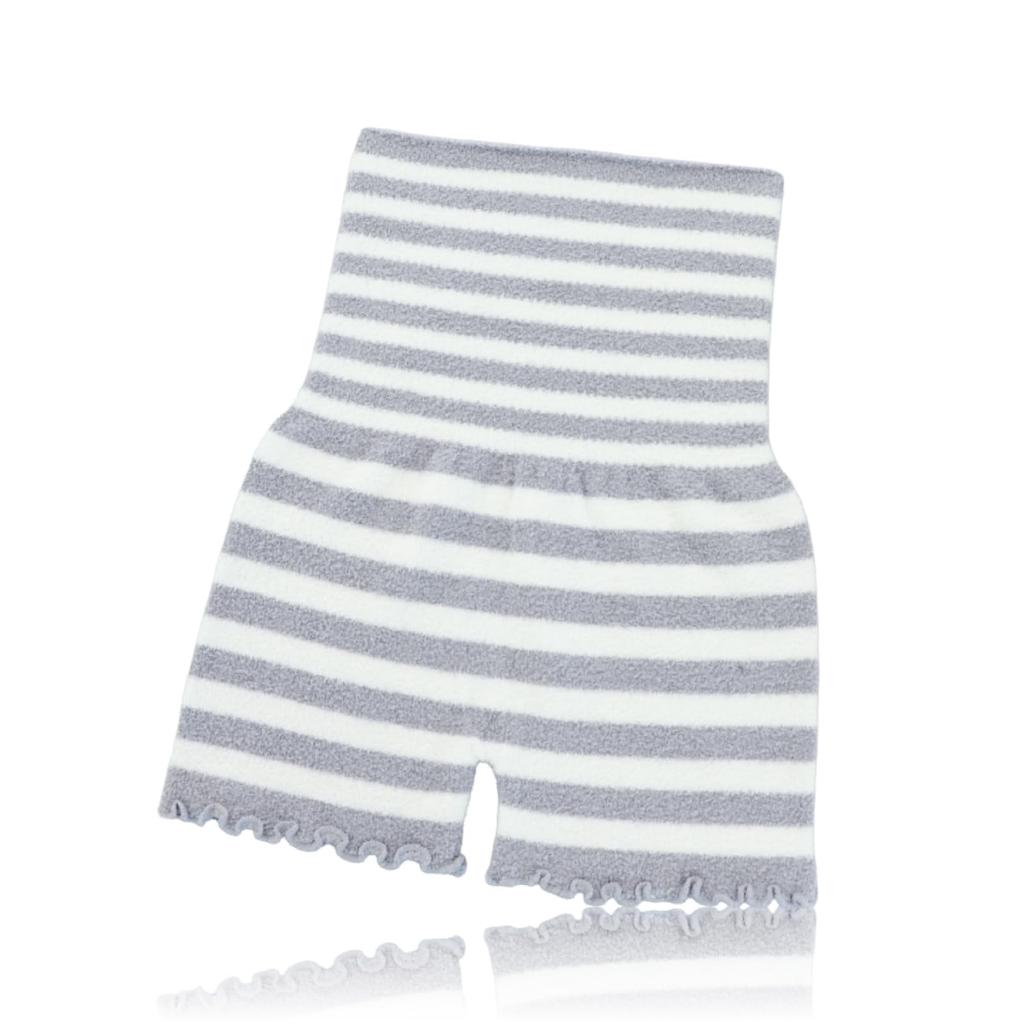 Liscia Belly Warmer Warm and Soft To the Maternity Long Length with Belly Cold Protection for Pregnant Fluffy Striped Design Women's Pants, Touch,