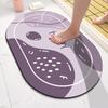Diatom Mud Cushion Absorbent Mat Toilet Entry Door Non-slip Mat Bathroom Foot Mat Toilet Entry Carpet