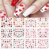 Nail Art Stickers Valentine's Day Series Rose Love Lip Print Letters Love Tree Watermark Nail Stickers