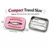 3D Printed Jewelry Organizer Portable Fish Bone Jewelry Box Creative Sliding Lid Travel Case  Girls