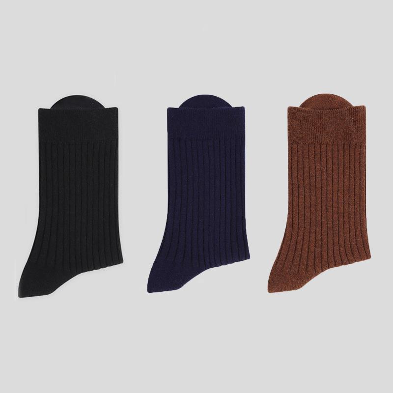

3/9 пар мужских шерстяных кашемировых теплых толстых однотонных мягких повседневных спортивных зимних носков, лот 3pairs