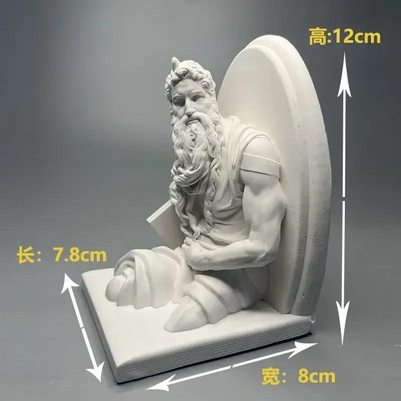 Figura Escultura de Moisés Piedra Difusora Escultura Obra de Arte Estatua de Yeso Estatua Arte Escultura Decoración Hogar Sala de Estar Regalos de Cumpleaños