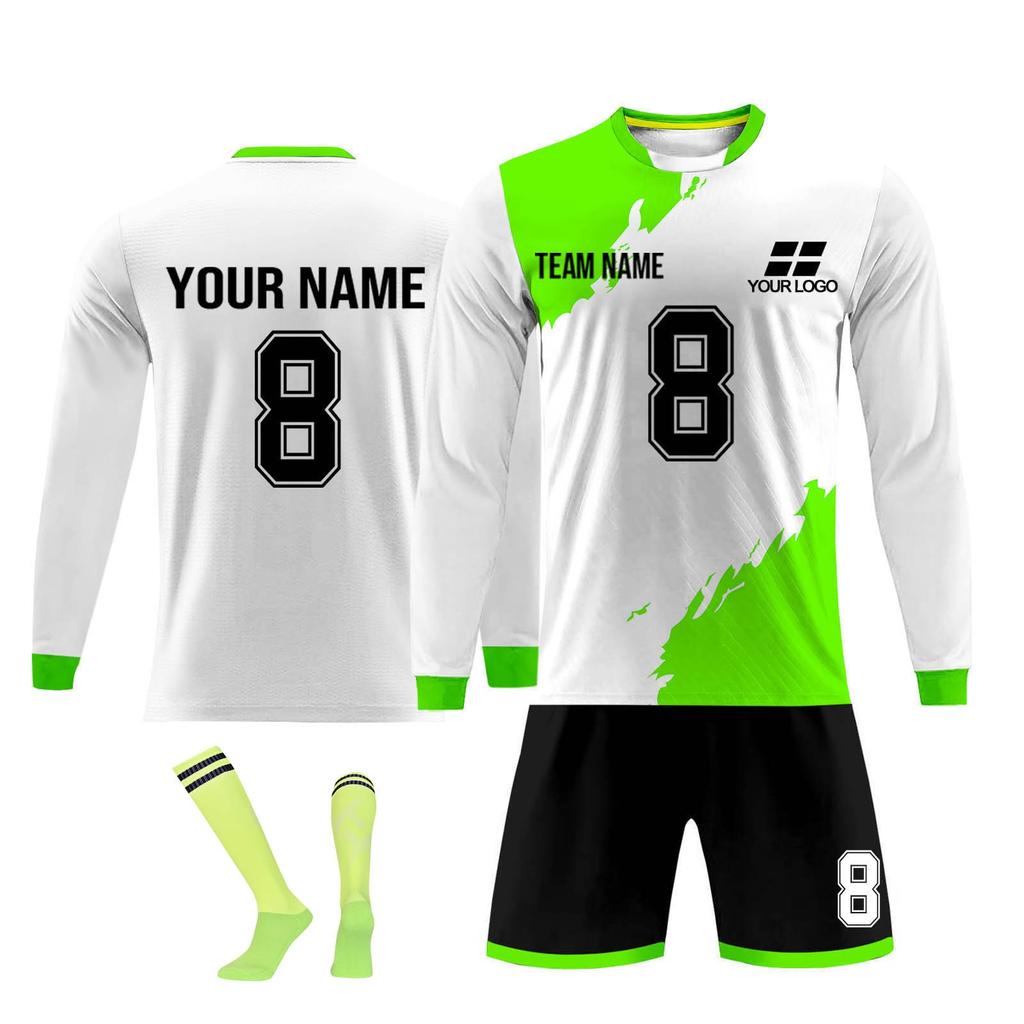 Kit de camisas personalizadas masculinas meninas com número de nome camisas de futebol personalizadas para meninos terno de treinamento