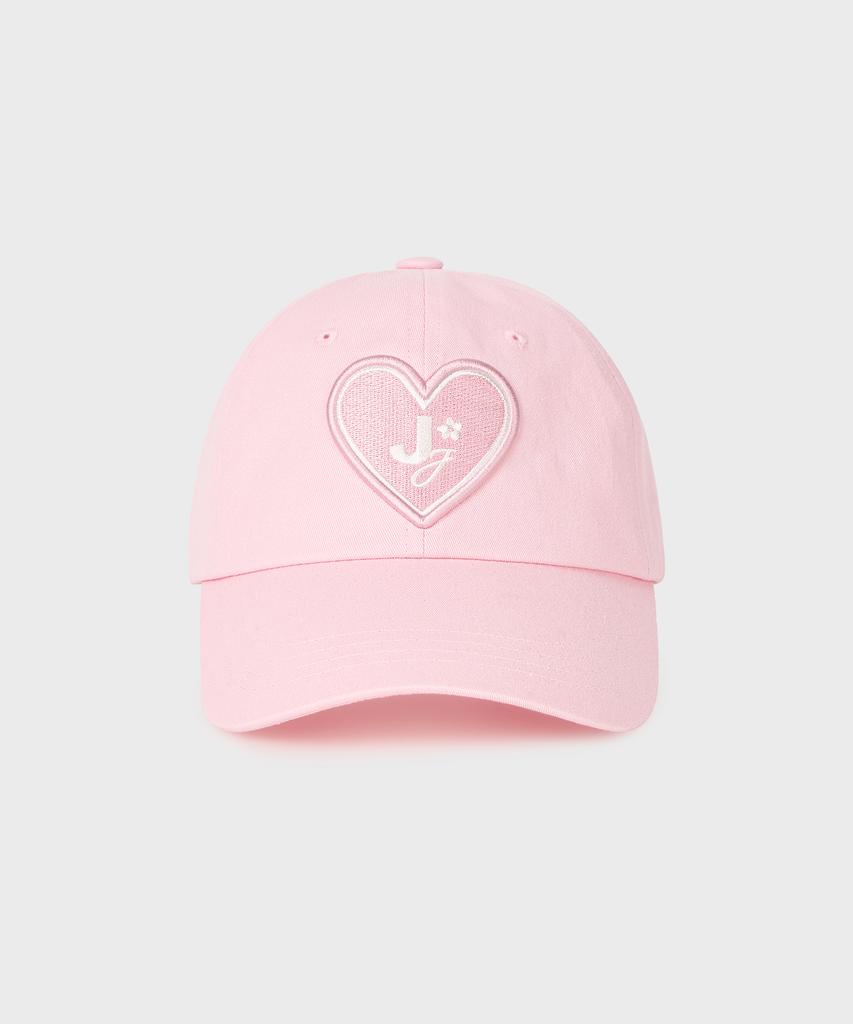 JUNEJUNE SPACE Vol12 Heart. Logo Cap_Light Pink (Vol12 Heart Logo Cap_Light Pink)