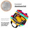 Super Colorful R-Rainbowed Friend Insulated Lunch Bag Tablet Gamer Food Container Portable Thermal Cooler Lunch Boxes For Picnic