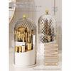 Dustproof Birdcage Makeup Brush Holder 360° Rotating Make Up Brush Bucket  Eyebrow Pencil