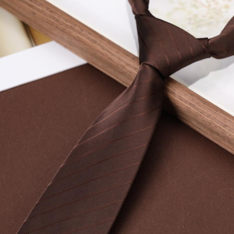 

Men S Business Dress Tie Korean Version 8Cm Hand-Made Jacquard Champagne Pink Retro Hong Kong Style Wedding Groom