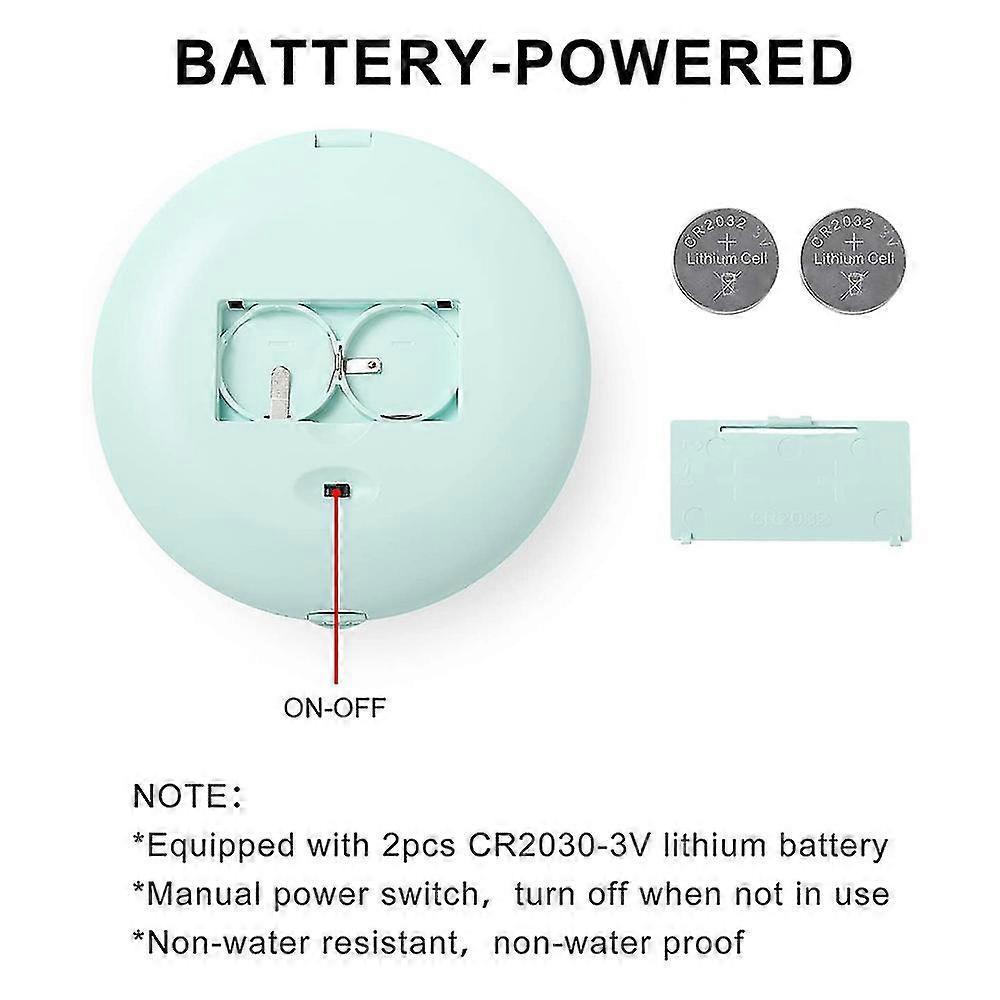 Compact Rechargeable Lighted Makeup Mirror ,1x And 10x Magnifying