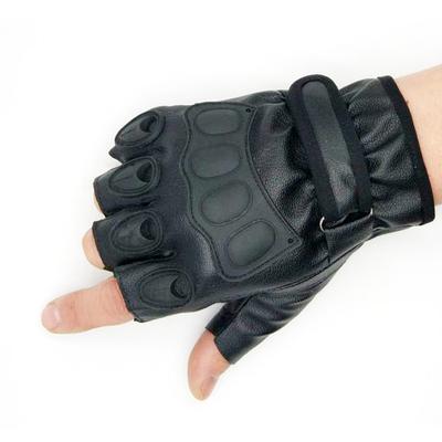 Gants Demi-Doigts Sports d'Extérieur Coque de Protection Hommes Fitness Combat Tactique Gants d'Entraînement Vélo
