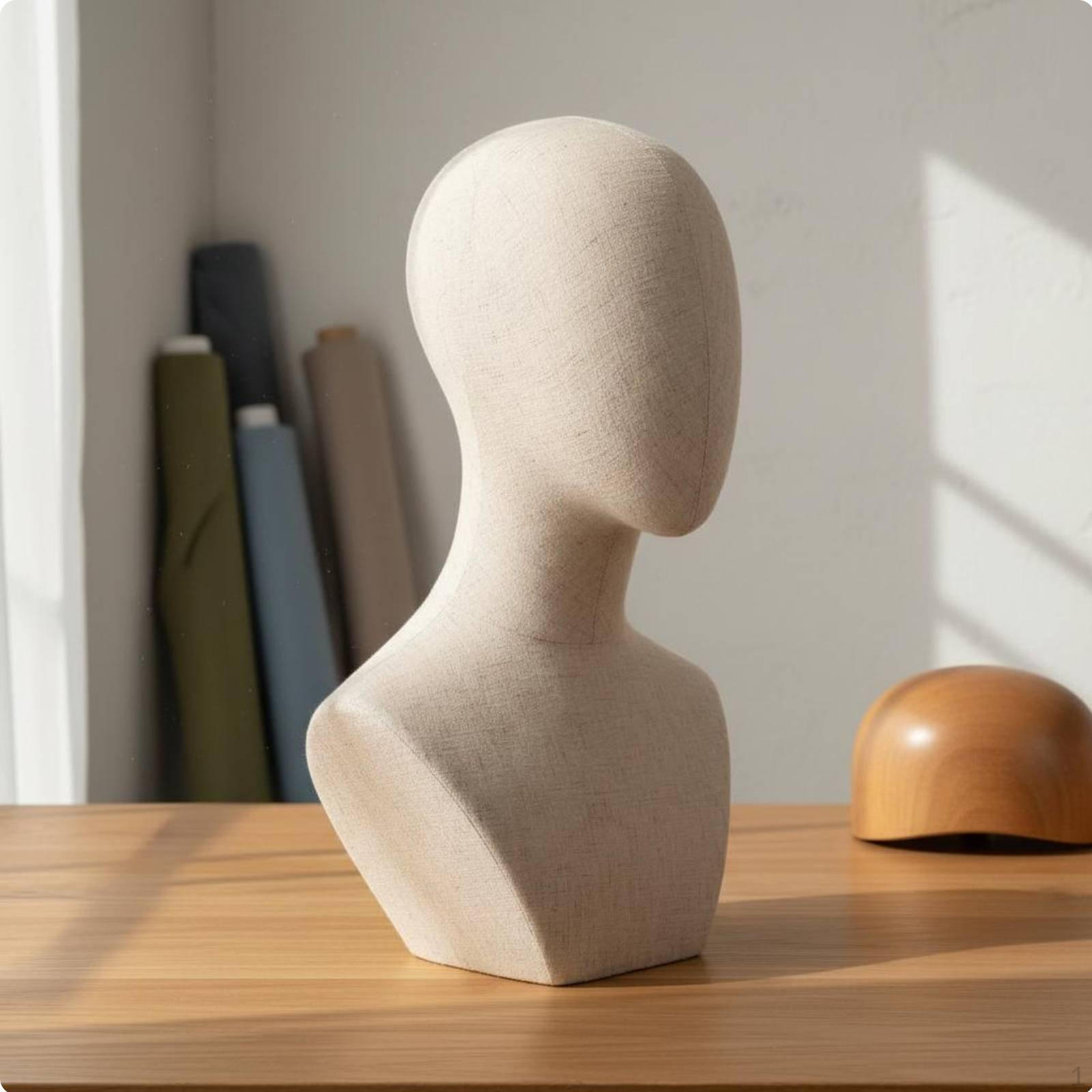 Mannequin Head Abstract Faceless Design Securable