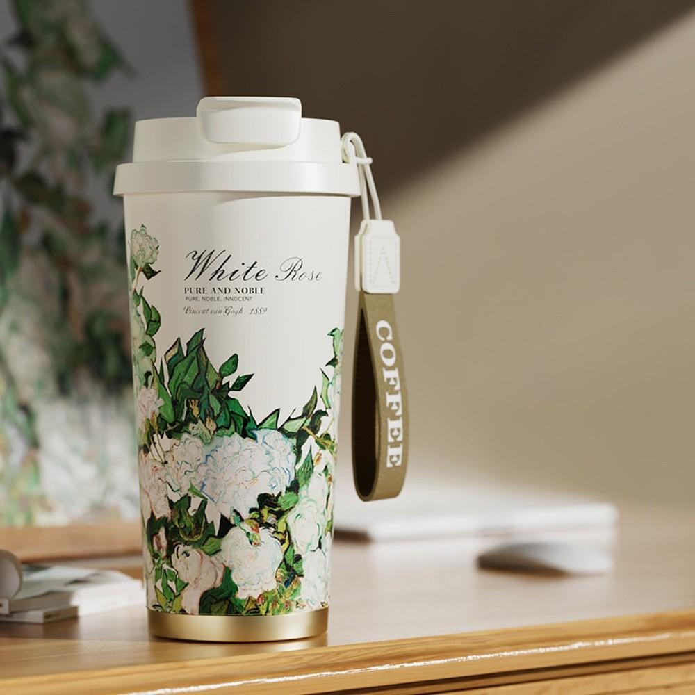 Insulation Or Cooling Ceramic Coated Coffee Cup SUS316 Stainless Steel Insulated Cup Thermal Mug