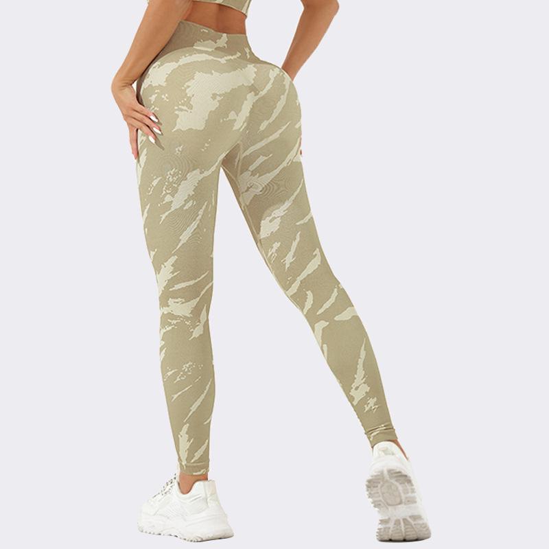 

Jenny High Waist Digital Print Sport Leggings - Peach Butt Gym & Running Fitness Pants for Autumn/Winter Small