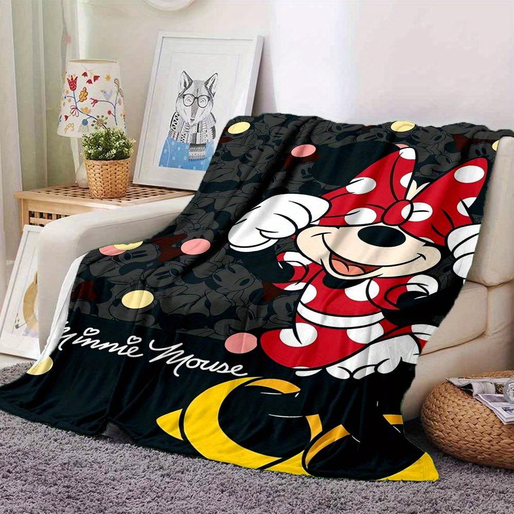 

1pc Minnie Mouse Soft Plush Throw Blanket - Cute Cartoon Home Decor for Room and Living Roomz016 130cmx150cm