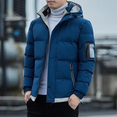 Men Autumn Outwear Winter Casual Warm Men Thick Waterproof Jacket Parkas Coat Windproof Hat Parkas Jacket Parkas