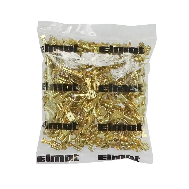 I-2.5 double sleeve cap 6.3x0.8 1.0-2.5 GB0.38 L20.0 (sold in packs of 100) ELMOT visible price for 1 piece