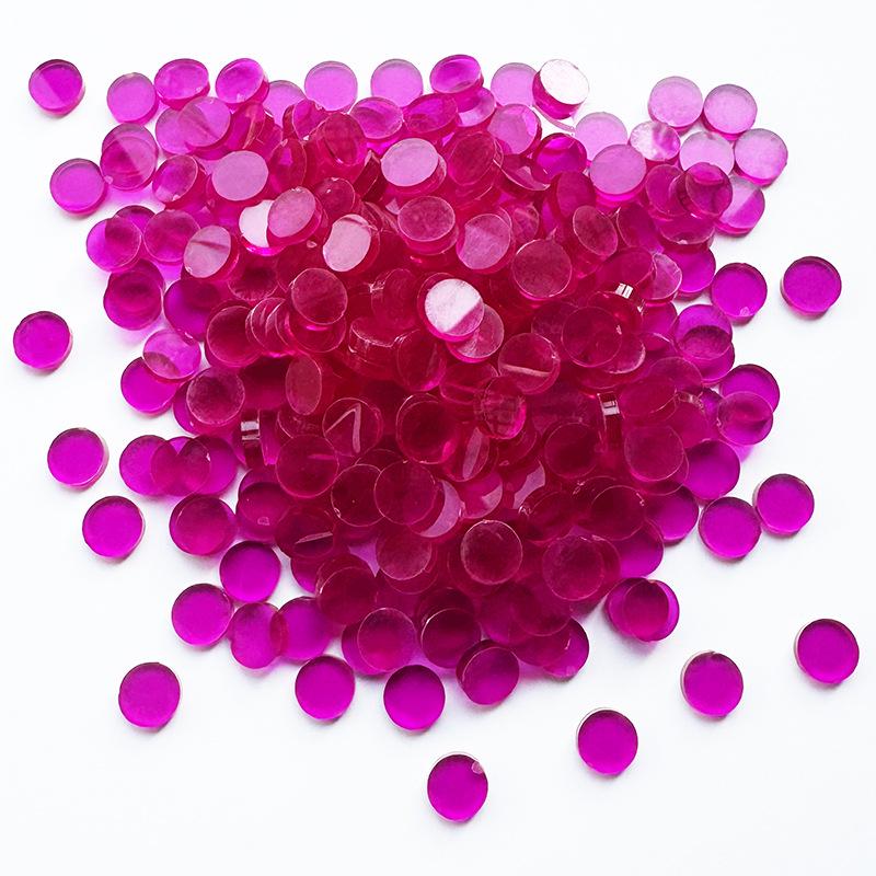 200g Bunte Runde Acryl-Mosaiksteine für DIY-Kunstprojekte