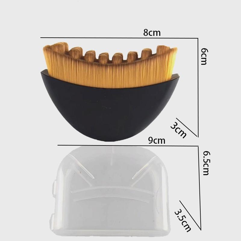 Portable Lymphatic Contour Face Brush Contoured Lymphatic Massage Tool Fits Skin Contours Detox Relaxation Face Sculpting Device