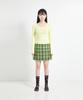 COTTONREBIRTHCLUB Color Check Skirt (Green)