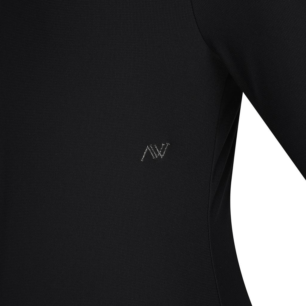 ANEW GOLF W Zipper Point L/Ts_Bk