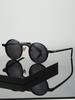 1Pc Fashionable Round Glasses Retro Stylish Simple And Fashionable Single Product Glasses Fashionable Wear Daily Casual