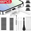 Mobile Phone Speaker Type C Charging Port Cleaning Set Dust Plug for iPhone 16 15 14 Samsung Xiaomi Earphones Cleaner Kit Brush