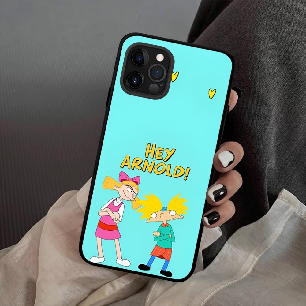 HEY ARNOLD Phone Case For IPhone 15 14 11 12 13 Mini Pro XS Max Cover 6 7 8 Plus X XR SE 2020 Funda Shell
