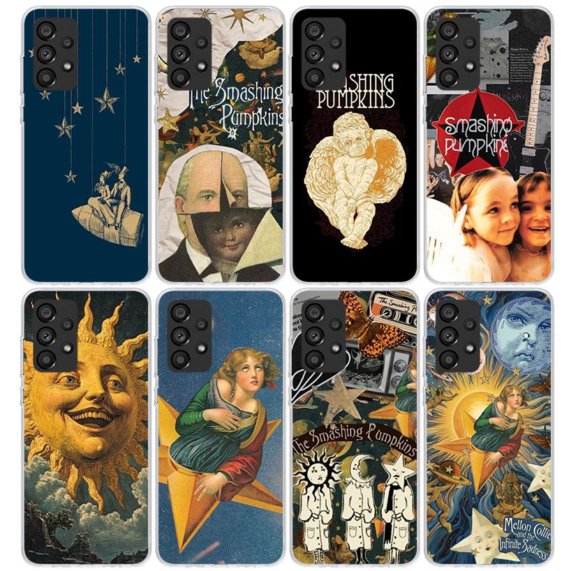 Rock The Smashing Pumpkins Phone Case For Samsung Galaxy A12 A52S A42 A32 A22 A51 A50 Note 20 Ultra 10 S10 Plus A71 A70 A31 A30