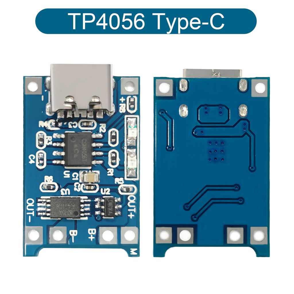 1/2/5Pcs TP4056 5V 1A Li-ion Battery Charger Module Mini USB Type-C Micro USB 18650 Board with Protection Dual Functions