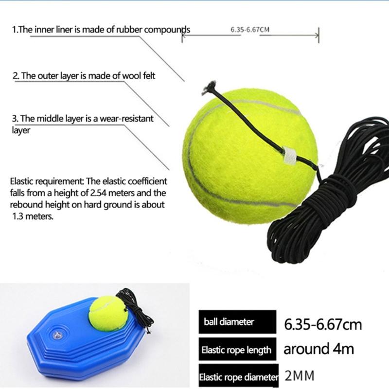 Tennis Trainer Single Tennis Practice Equipment Portable Tennis Practice Training Tools for Adults, Kids, Beginners