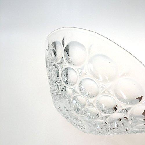 Aderia (ADERIA) Mittelgroße Schalen, Transparent, Maximal 15 cm x 4,5 cm hoch, Suigetsu Dessertschalen, 3er-Set, Hergestellt in Japan, F-70382
