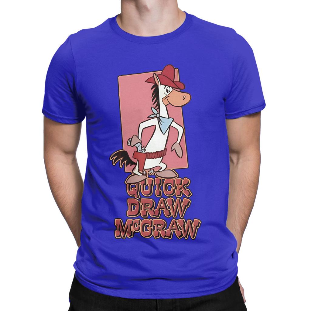 Quick Draw Mcgraw Novelty 100 Cotton Tshirt Quick Draw Mcgraw Svg Tops Tees For Unisex