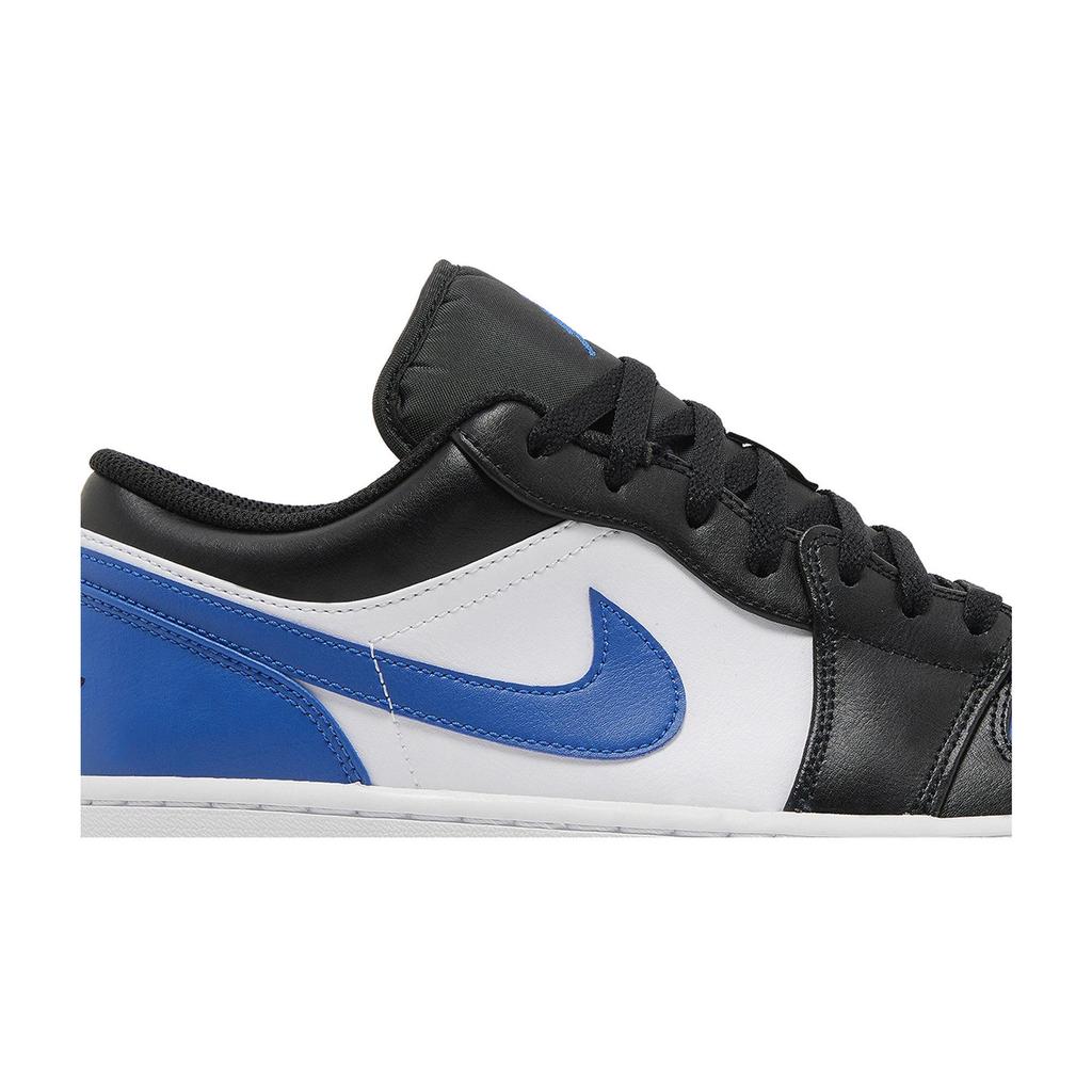 Air Jordan 1 Low 'Alternate Royal Toe' (Unisex) White / Royal Blue / Black Vintage Basketball Shoes 553558 140