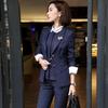 Troyman Women's Dark Stripe Professional Suit Set