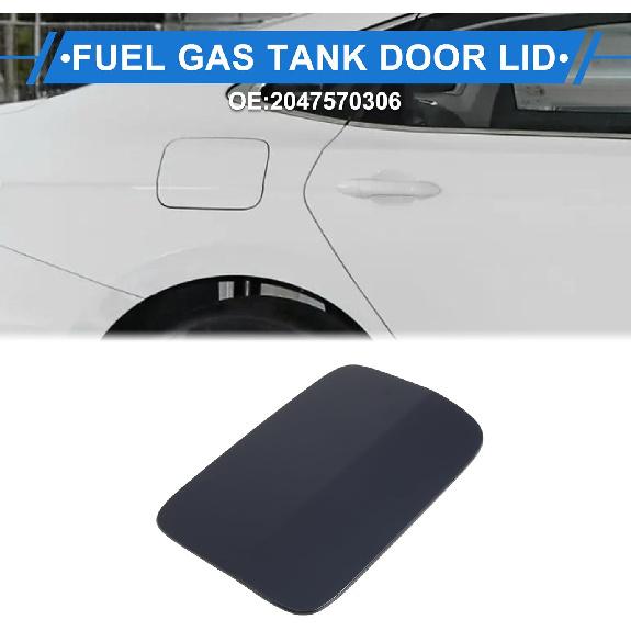 Fuel Tank Door Cap for Mercedes-Benz X204 2010-2015 Fuel Filler Flap Cover Clip Type No.2047570306 Primer ABS