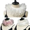 Detachable False Collar Layered Design Necklace Shawl Clown Neck Collar  Cosplay Accessories