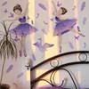 Dancing Girl Feather Butterfly Wall Sticker Background Wall Home Decoration Wall Decal