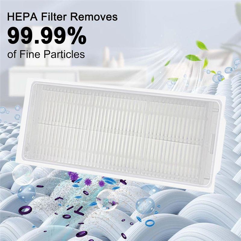 ABUL-Mop 2 /3C Vacuum Washable HEPA Filter Spare Parts Accessories For XIAOMI MIJIA M30 PRO C107 / Mijia Robot Vacuum 4PCS