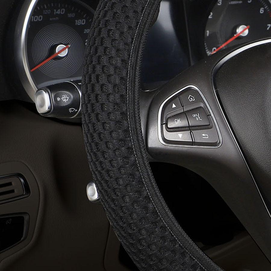 Bil Rattdeksel Sklisikkert Slitesterkt Stoff Mykt Styring Universal Hjulhylser Auto Interiør Biltilbehør